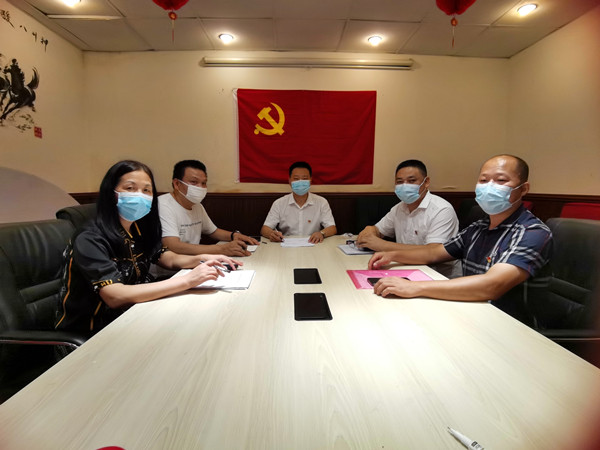 促党建、谋发展， 庐江上海商会党支部召开＂庆七一＂座谈会